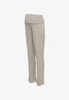 MLALICE STRAIGHT JRS PANTS HW - Παντελόνι - fossil detail:melange