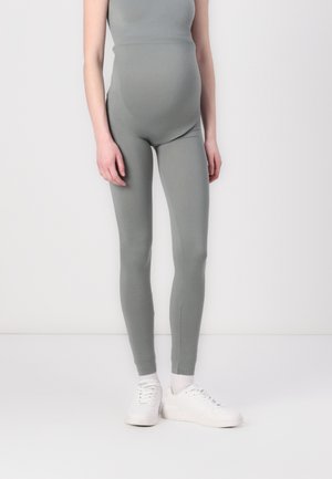 MAMALICIOUS MLTIA JEANNE - Leggings - agave green