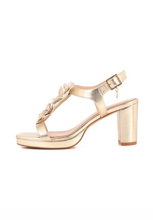 Sandalias con plataforma - gold