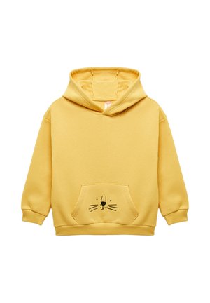 PRINTED - Sweat à capuche - yellow