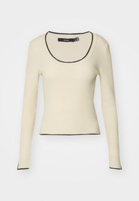 VMJOAN U NECK - Maglione - birch