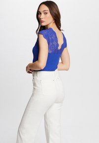 Morgan SHORT-SLEEVED - T-shirts print - bleu electrique