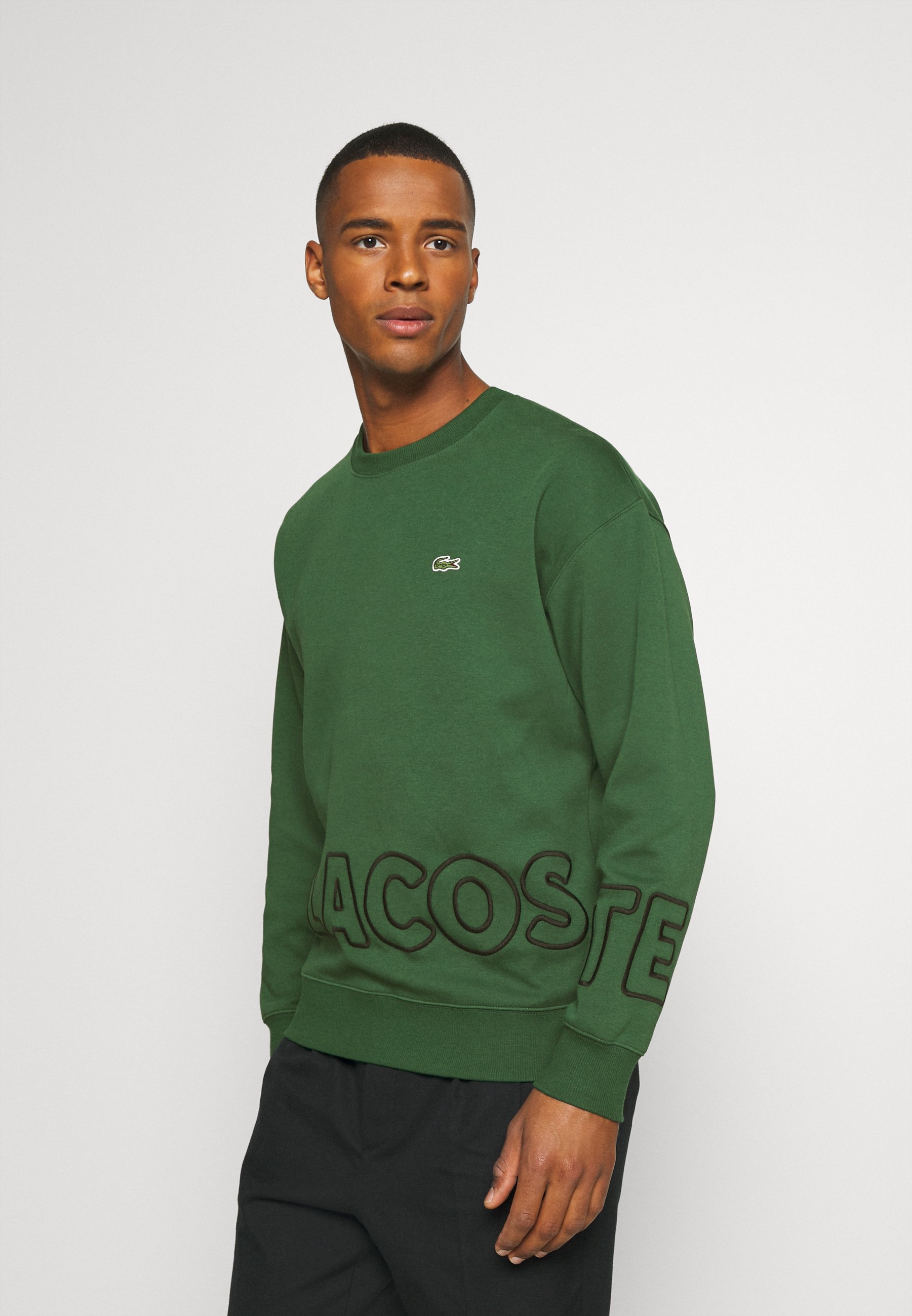 Lacoste LIVE Sweatshirt - green/black/green - Zalando.de