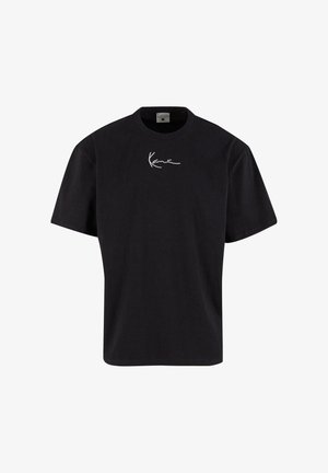 Karl Kani SMALL SIGNATURE - Nyomott mintás póló - black