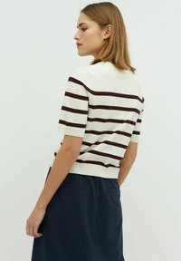 mbyM CARLA - T-shirt print - sugar wine stripe