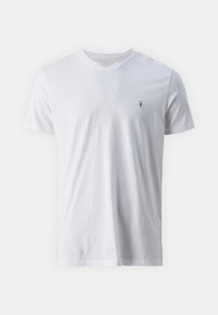 AllSaints TONIC V-NECK - Jednoduché tričko - optic white