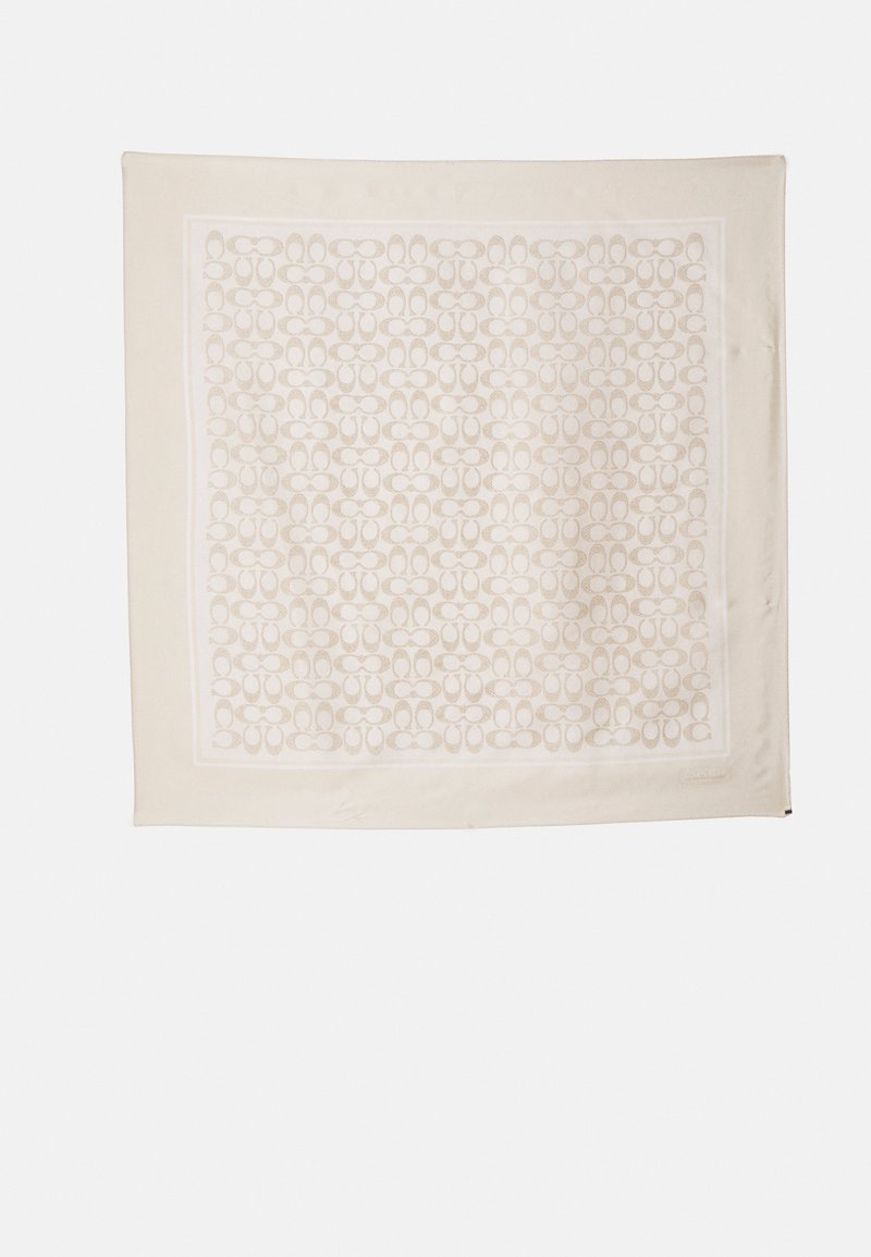 COACH VINTAGE SIGNATURE PRINTED SQUARE - Tørklæde / Halstørklæder - chalk