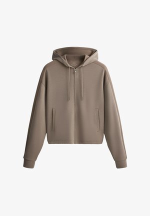 OYSHO, Sweat zippé - mink