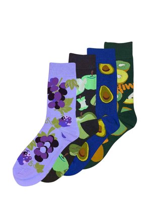 4-PACK - Socken - frutas dark