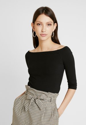 BASIC - Bluzka z długim rękawem - black