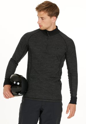 Sweatshirt -  dark grey melange