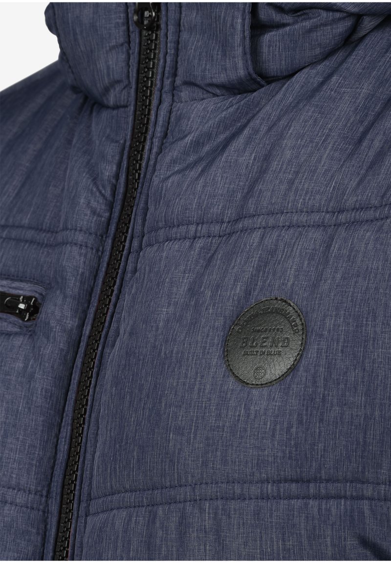 Blend BHRazy Overgangsjas voor heren, jas met capuchon, zakken met ritssluiting, trekkoord, regular fit, zwart (70155), XXL