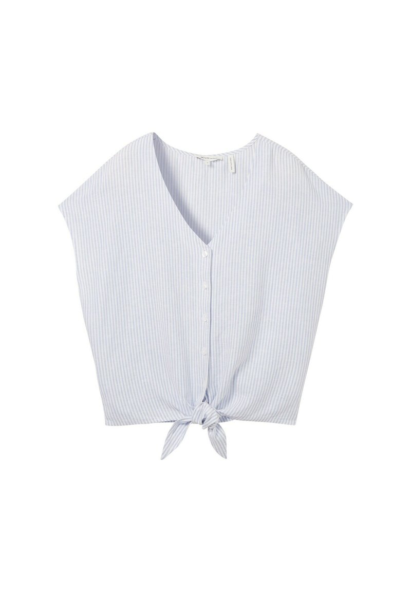 Tom Tailor Denim Blouse lichtblauw gemêleerd