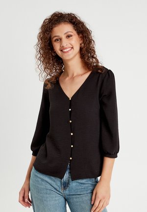 MIT 3/4-ÄRMELN - Blouse - noir