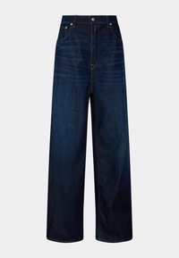 MARGOTT DARK TINTED INDIGO WASHED DENIM - Wide leg - dark blue