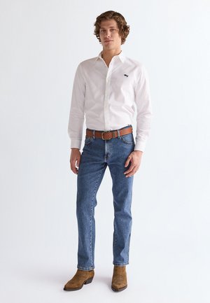 Wrangler STITCHED - Cinturón - cognac