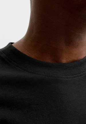 Jack & Jones, T-SHIRT PLUS SIZE LOGO T-SHIRT - Nyomott mintás póló - black