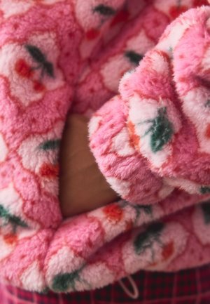 Next RUGBY BORG - Pulover din fleece - pink cherry print