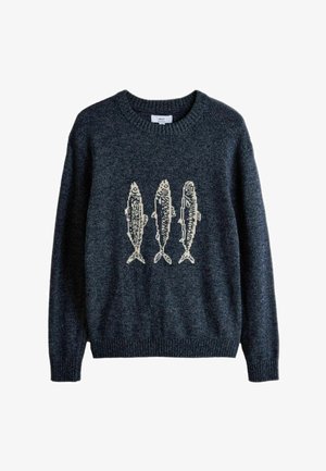 Next, Striktrøje - blue