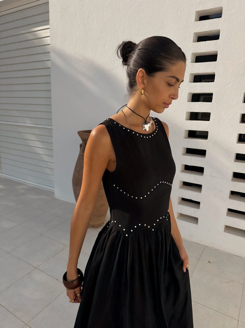 gold and blue prom dress The Devil & the Deep Blue Sea Dress – Juliette et Felicity main image 1