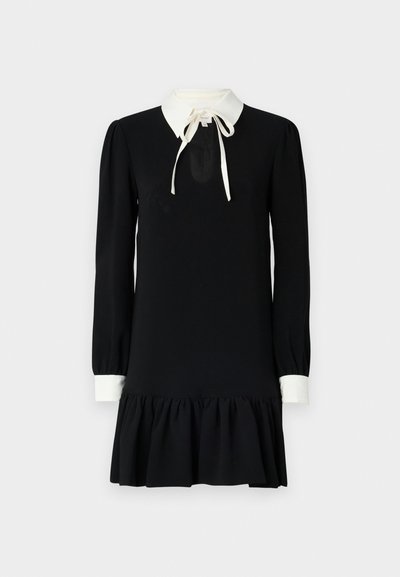 Cinq à Sept CALA DRESS - Skjortklänning - black/ivory