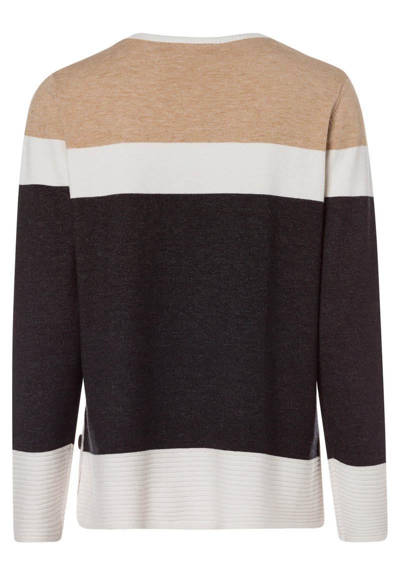 Damen Strickjacken | Olsen MIT KNOPFDETAIL AN DEN SEITEN Strickpullover anthrazit - CM42243 Damen Strickjacken | Olsen MIT KNOPFDETAIL AN DEN SEITEN Strickpullover anthrazit - CM42243