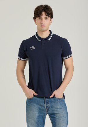 Polo - dark blue white