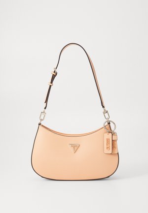 Guess NOELLE TOP ZIP SHOULDER BAG - Handbag - apricot