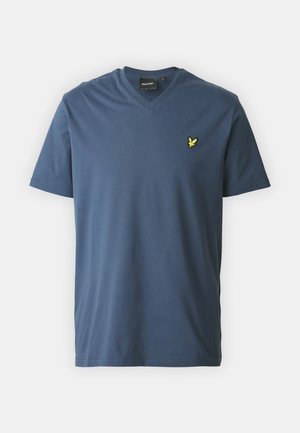 Lyle & Scott V NECK - T-shirt basique - ink blue
