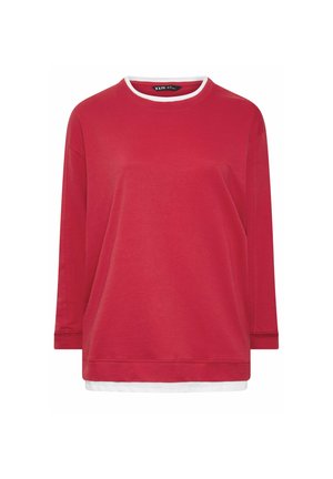 Yours Clothing, PLUS SIZE CASUAL TOPS - Longsleeve - red