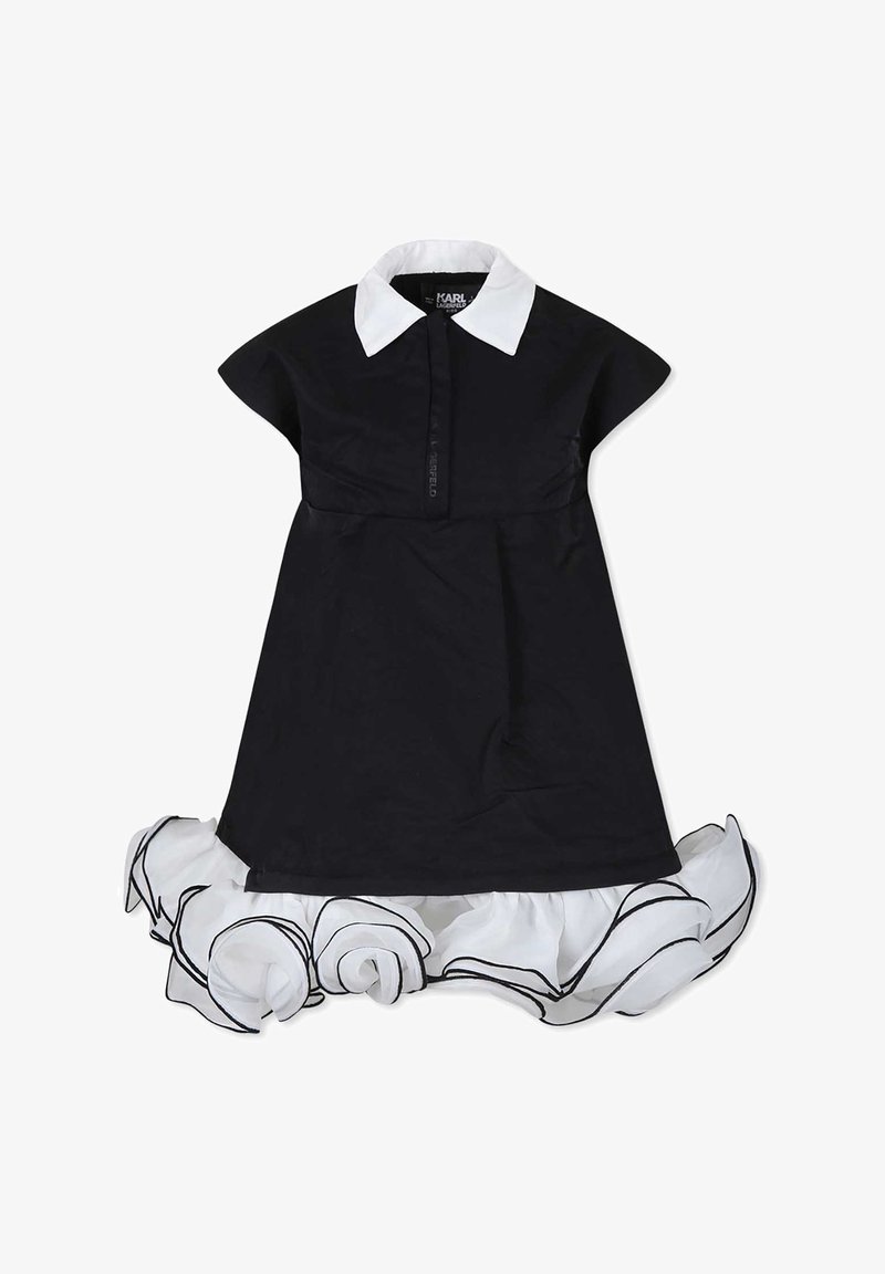 KARL LAGERFELD KIDS Cocktailjurk - noir blanc