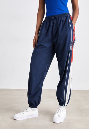 Tommy Jeans ARCHIVE GAMES TRACK BOTTOM - Treningo apatinė dalis - sport navy/multi-coloured