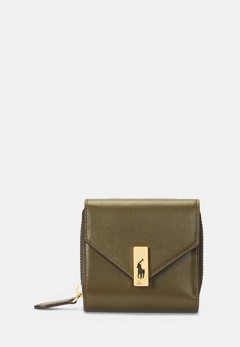 Polo Ralph Lauren COMPACT WALLET SMALL - Piniginė - hunting olive