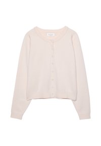 WITH RAGLAN SLEEVES  - Strickjacke - stone