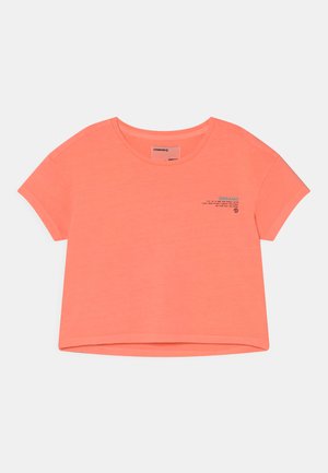 TEE - Jednoduché tričko - soft neon peach