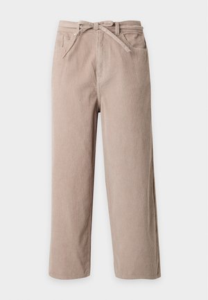ONLY Petite, ONLBLEECKER BELT PANT - Дънки с широк крачол - beige