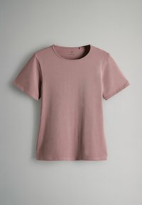 THE SET REGULAR FIT - 5 PACK SHORT SLEEVE FITTED CREW NECK - Základné tričko - slate grey dark pink pink cream grey marl