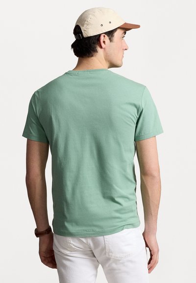 Polo Ralph Lauren CLASSIC FIT PLAID LOGO JERSEY T-SHIRT - T-shirt estampada - faded mint