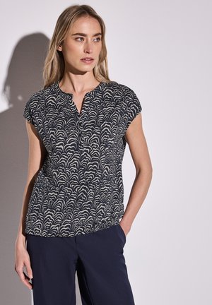 IM-LOOK - Print T-shirt - blau