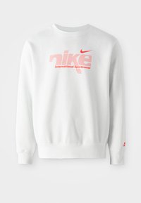 CLUB CREW SPORT - Športni pulover - summit white/bright crimson