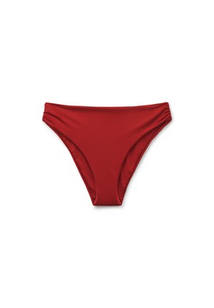 Calzedonia SHINY SATIN - Spodní díl bikin - red