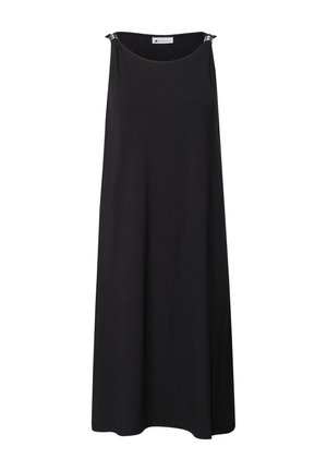 Street One, KNIELANGES KLEID MIT SCHNALLENDETAIL - Trikoomekko - black