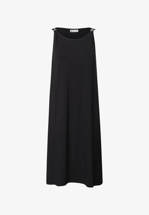 Street One, KNIELANGES KLEID MIT SCHNALLENDETAIL - Trikoomekko - black