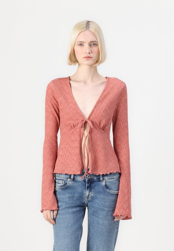 ONLLISSY SLEEVE CARDIGAN  - Cardigan - dusty rose