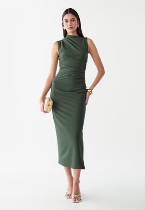BWLDR, RORY DRESS - Robe en jersey - dark olive