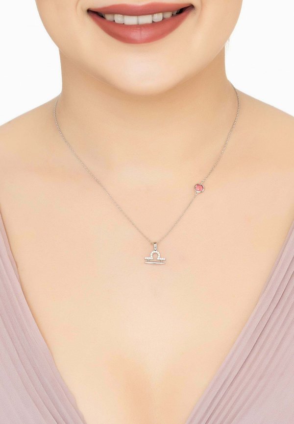 ZODIAC BIRTHSTONE LIBRA TOURMALINE  - Necklace