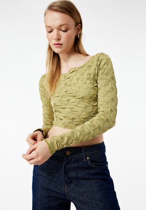 CROP - Blouse - green