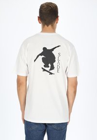Slade BOARD TEE - T-shirts print - white