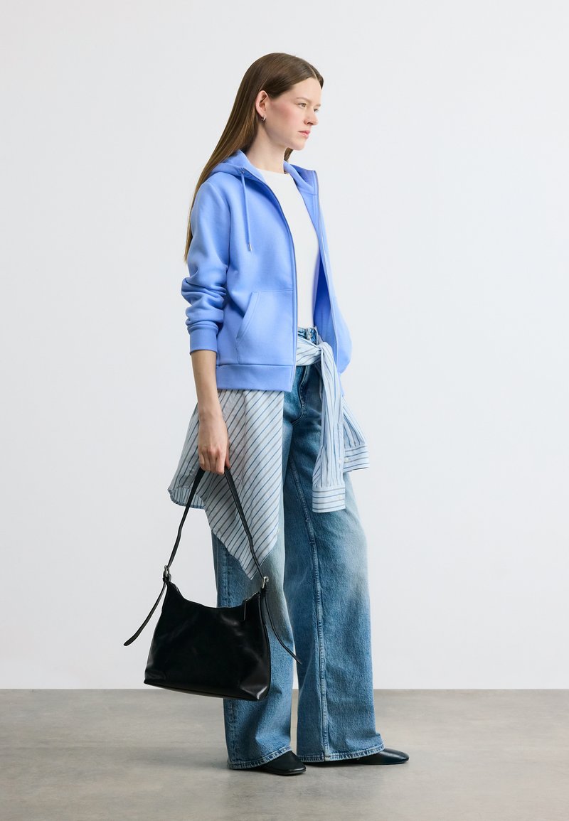 GANT TONAL SHIELD ZIP HOODIE - Mikina na zip - palace blue