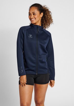 HMLCIMA XK ZIP - Training jacket - marine